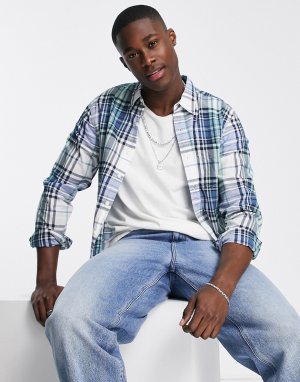 Рубашка стандартного кроя с длинными рукавами и карманом Levis Sunset-Голубой Levi's