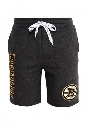 Шорты спортивные Atributika & Club™ NHL Boston Bruins. Цвет: серый