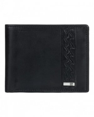 Бумажник Dbah Leather Billabong. Цвет: черный