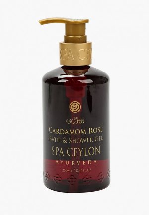 Гель для душа Spa Ceylon Роза и кардамон, 250 мл.. Цвет: коричневый