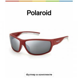 Солнцезащитные очки  PLD 7029/S TBO EX 0Z3 EX, красный, белый Polaroid. Цвет: белый/черный/красный