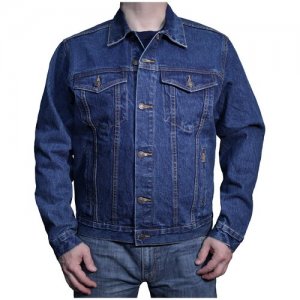 Куртка джинсовая Stonewash (3X) Montana. Цвет: синий