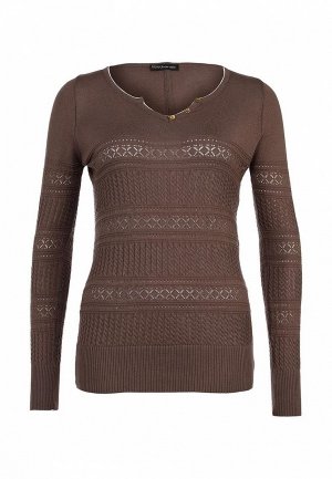 Пуловер PARKhande PA993EWKL635. Цвет: коричневый