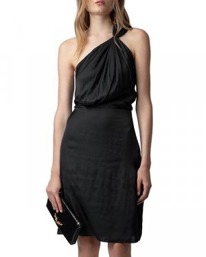 Атласное платье Разал , цвет Black Zadig & Voltaire