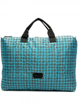 Дорожная сумка с геометричным принтом 10 CORSO COMO. Цвет: синий