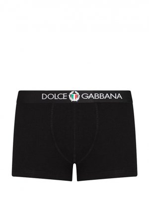 Черные боксеры с логотипом Dolce&Gabbana