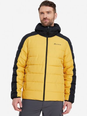Куртка утепленная мужская, Желтый Outventure. Цвет: желтый