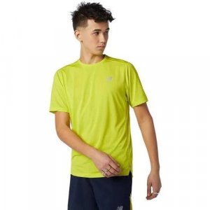 Рубашка с коротким рукавом Impact Run, желтый New Balance