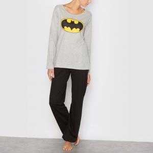Пижама с длинными рукавами Batman. Цвет: серый/ черный