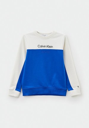 Свитшот Calvin Klein Jeans Blue. Цвет: синий