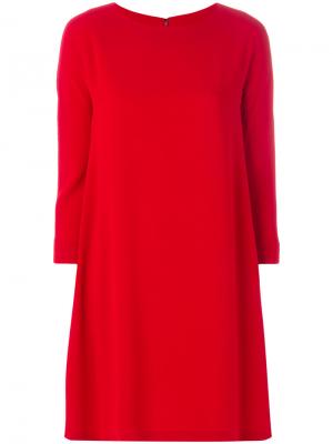 Платье-туника Aspesi. Цвет: красный