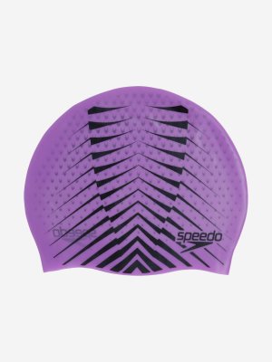 Шапочка для плавания Rev, Фиолетовый, размер 52-58 Speedo. Цвет: фиолетовый