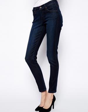 Супероблегающие джинсы-леггинсы с 5 карманами Twiggy James Jeans. Цвет: карбонит
