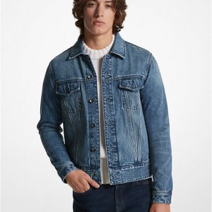 Куртка джинсовая Trucker, синий Michael Kors. Цвет: синий