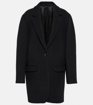Пальто jilinka из смесовой шерсти , черный Isabel Marant