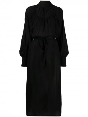 Платье-туника с завязками Ann Demeulemeester. Цвет: черный