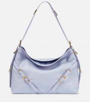 Кожаная сумка через плечо voyou среднего размера , фиолетовый Givenchy