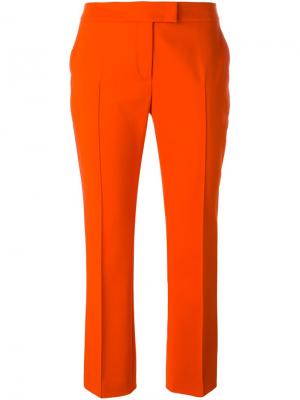 Укороченные брюки Akris. Цвет: жёлтый и оранжевый