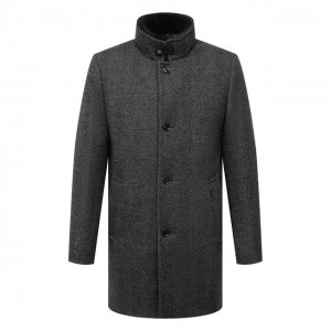 Пуховое пальто Moorer. Цвет: серый
