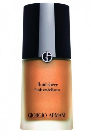 Fluid Sheer флюид для сияния кожи оттенок 3 Giorgio Armani. Цвет: бесцветный