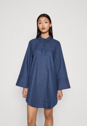 Джинсовое платье Pcoleo Short Dress , цвет medium blue denim Pieces