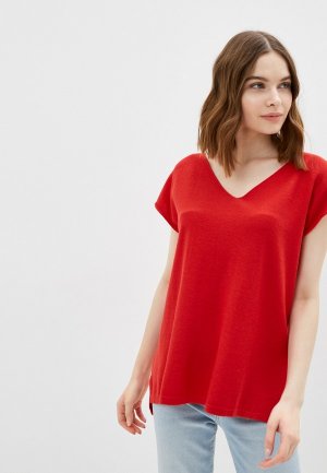 Пуловер Vilatte. Цвет: красный