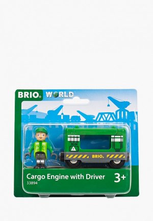 Набор игровой Brio Грузовой вагон с машинистом. Цвет: зеленый