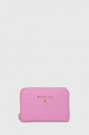 Кожаный кошелек, розовый Patrizia Pepe