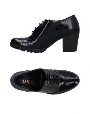 Обувь на шнурках AMBRA. Цвет: черный