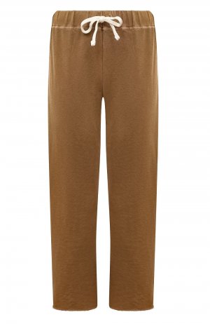 Хлопковые брюки James Perse. Цвет: коричневый