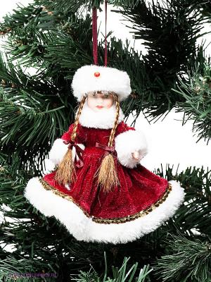 Кукла Снегурочка Holiday Classics. Цвет: бордовый, белый