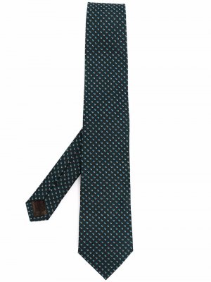 Churchs шелковый галстук с вышивкой Church's. Цвет: зеленый
