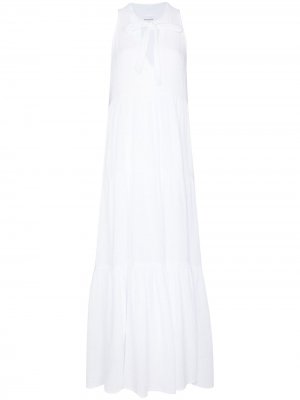 Платье макси Eve с завязками Honorine. Цвет: белый