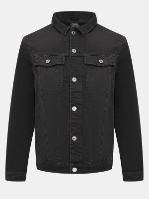 Джинсовые куртки Karl Lagerfeld. Цвет: черный