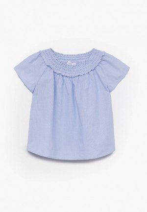 Блуза Mango Kids - DANNA. Цвет: голубой