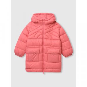 Куртка, размер 160 (EL), розовый UNITED COLORS OF BENETTON. Цвет: розовый