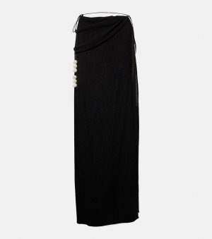Украшенная юбка макси , черный Magda Butrym