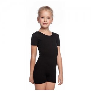 Комбинезон для гимнастики и танцев , размер 164, черный ALIERA. Цвет: черный
