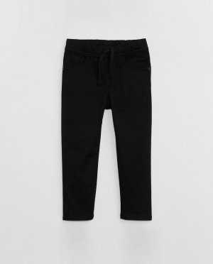 Узкие джинсы для мальчика черного стираного цвета Gap, черный GAP