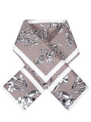 Платок шелковый с принтом Floral Carré BALLY