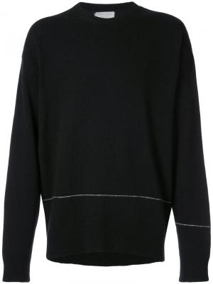 Двухсторонний пуловер John Elliott. Цвет: черный
