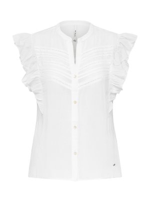 Блузка с рукавами-бабочками, белый Pepe Jeans
