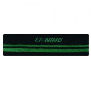 Повязка Li-Ning Headband Black/Green AQAR026-3