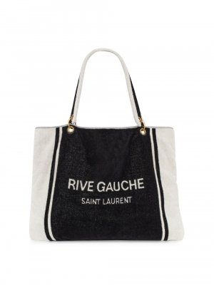 Сумка-тоут Rive Gauche из махровой ткани Saint Laurent