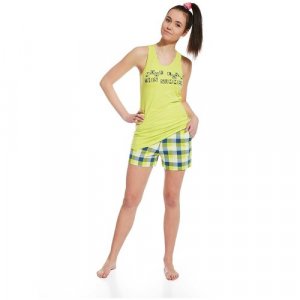 Пижама , размер M/170, зеленый Cornette. Цвет: зеленый/салатовый