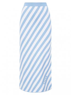 Юбка макси в полоску Giovanni , цвет blue seashore stripe Staud