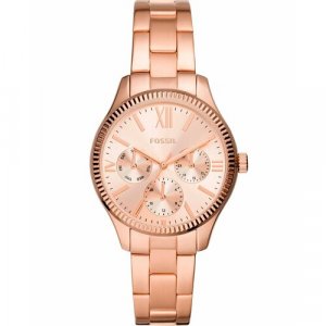 Наручные часы Rye BQ3691, золотой, розовый FOSSIL. Цвет: золотистый/розовое золото