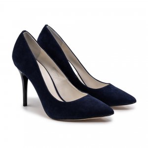 Женские туфли-лодочки (11877-305 1151123), синие Buffalo shoes. Цвет: синий