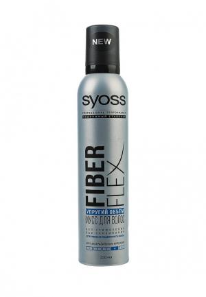 Мусс для укладки Syoss FiberFlex Упругий Объем волос экстрасильной фиксации,  250 мл