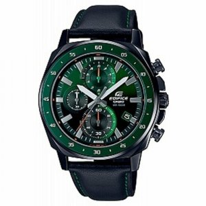 Наручные часы Edifice EFV-600CL-3A, зеленый, черный CASIO. Цвет: зеленый/черный